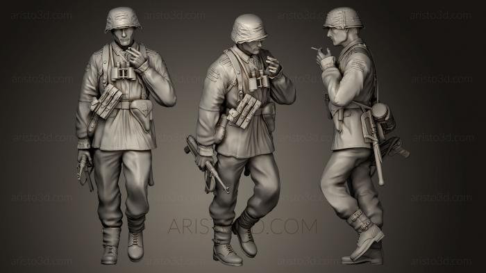 Military figurines (STKW_0088) 3D model for CNC machine